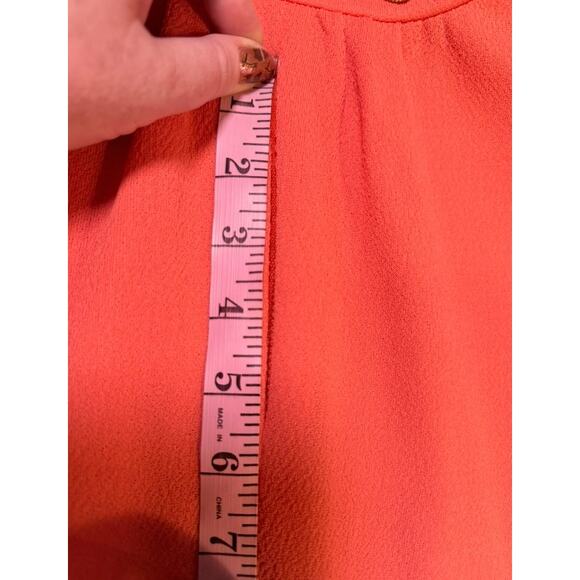 Vintage 60s 70s Maxi Gown Dress Sz M Coral Pink Gold Trim Retro Glam Angels Cher - Picture 7 of 9